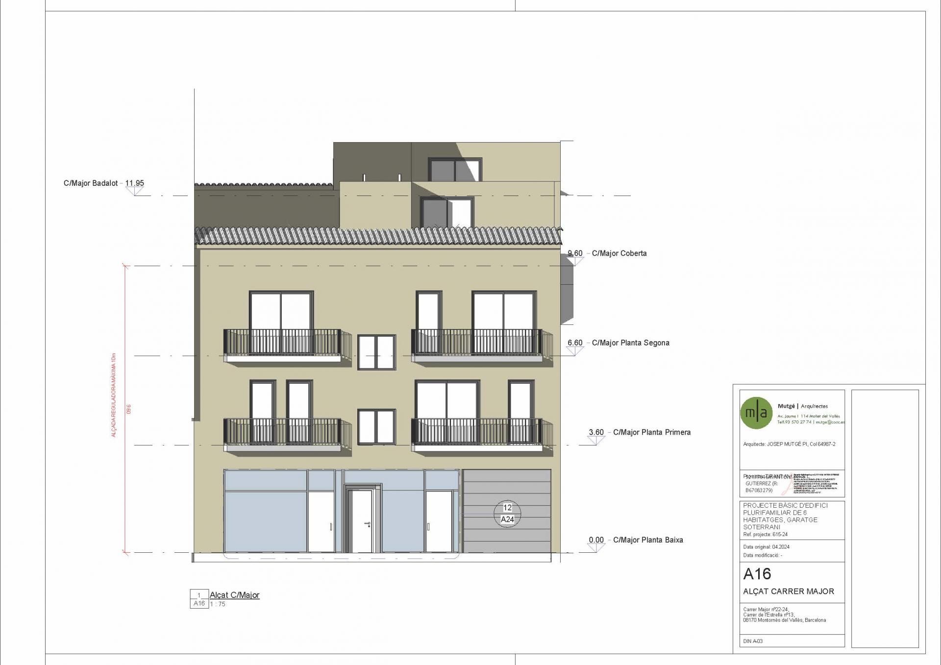 Exterior view of Flat for sale in Montornès del Vallès  with Terrace and Balcony