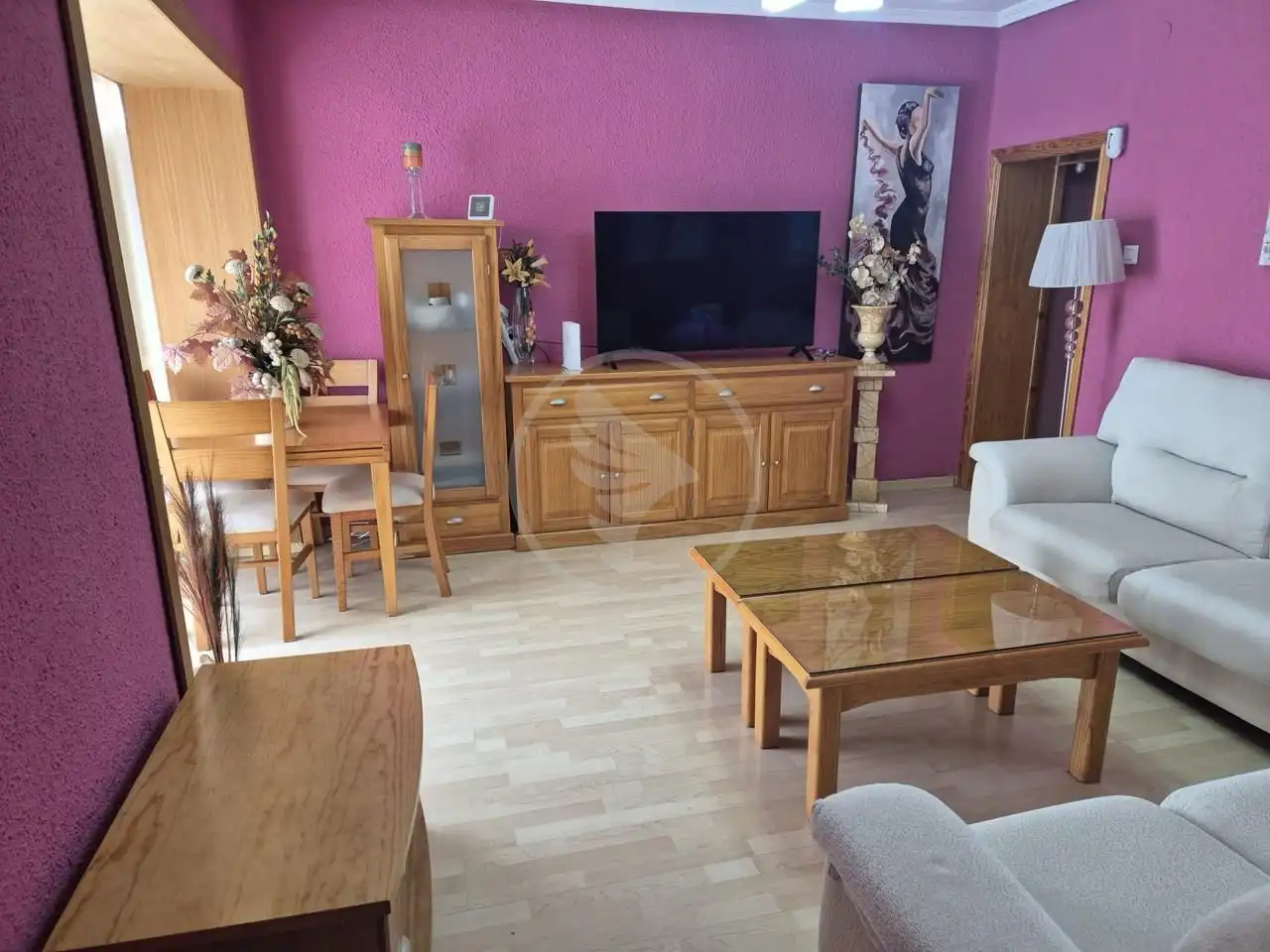 Living room of Flat for sale in Linares  with Air Conditioner and Furnished