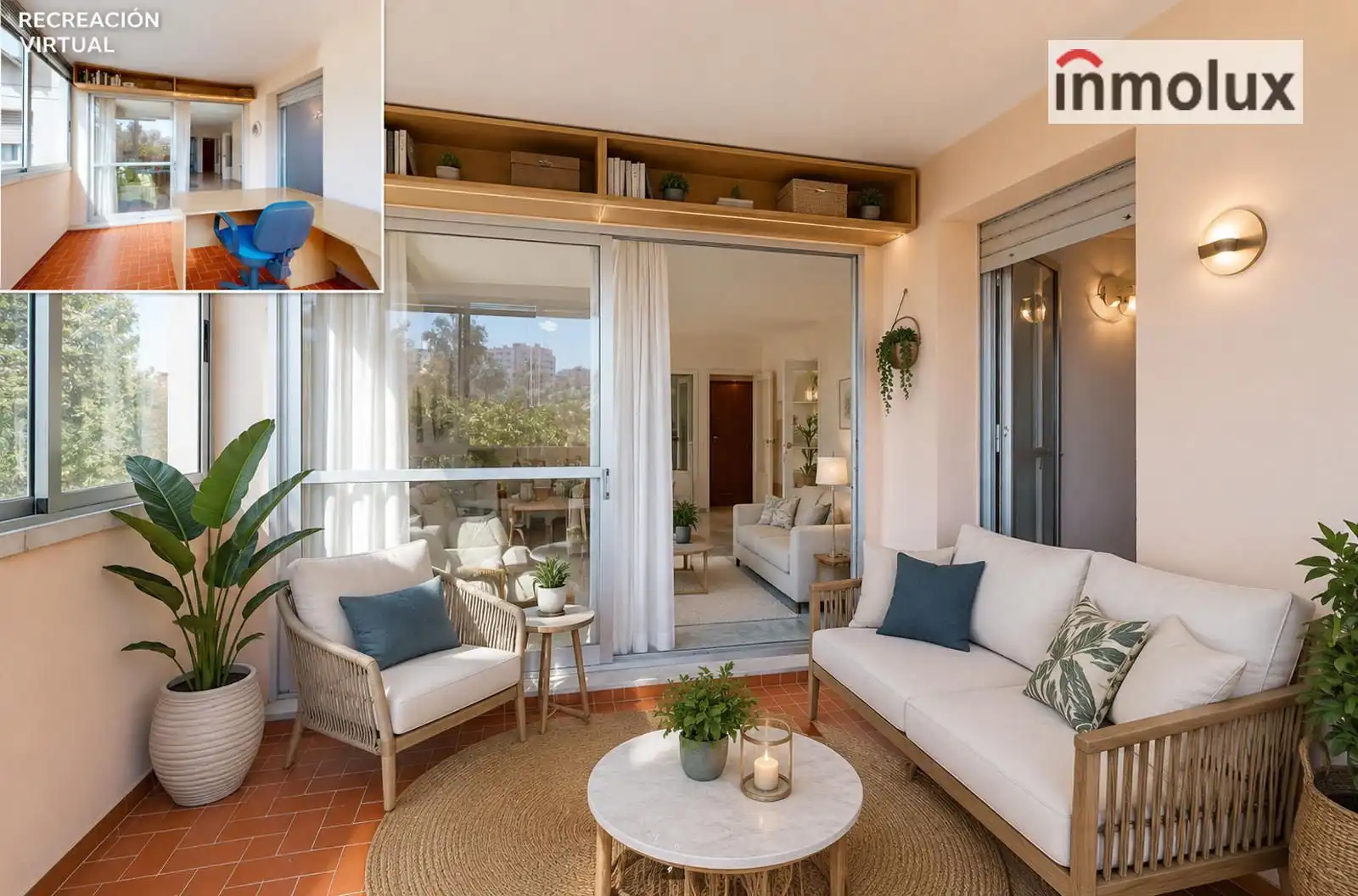Terrasse von Wohnung zum Verkauf in Alicante / Alacant mit Klimaanlage, Heizung und Terrasse