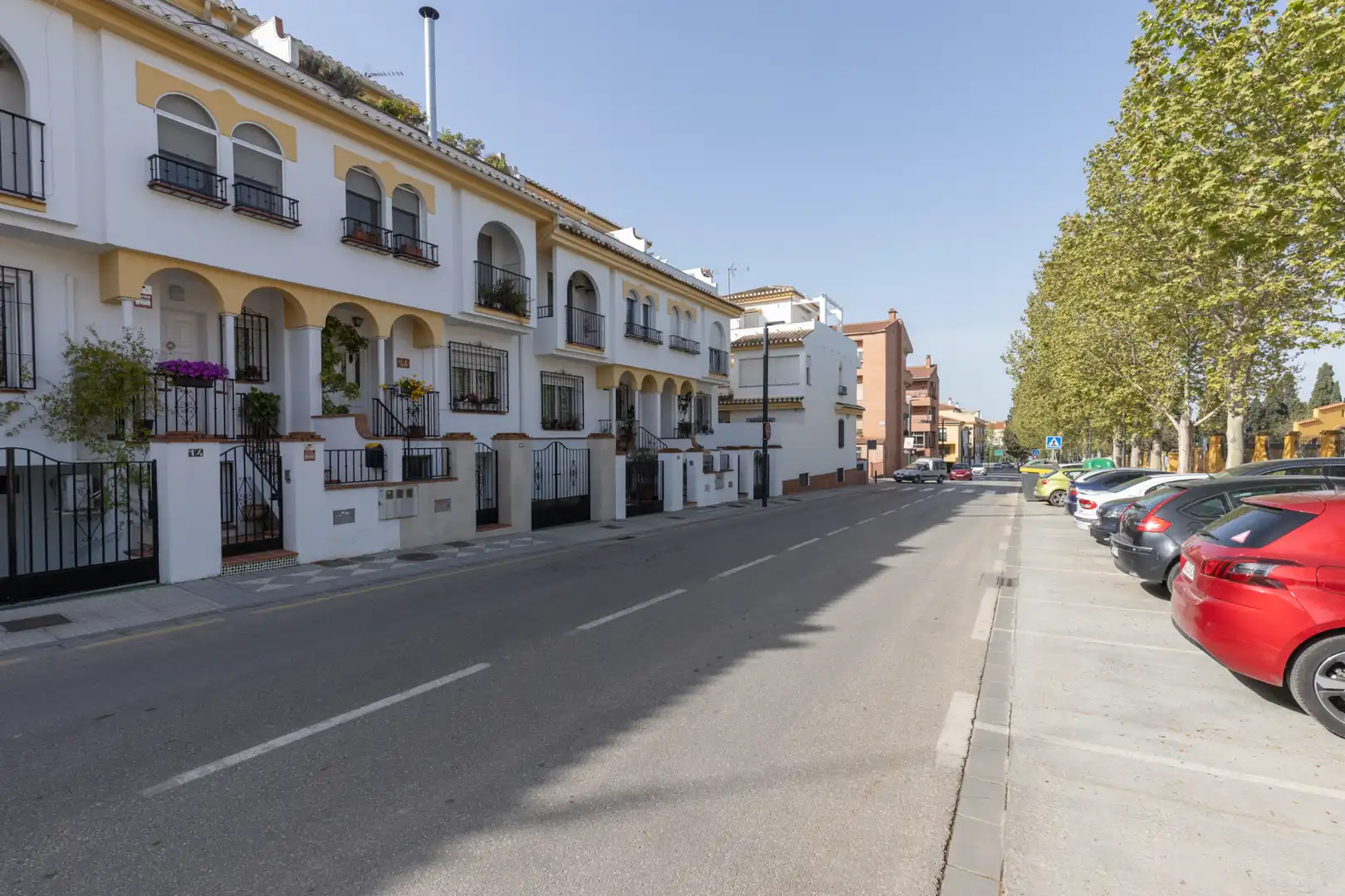 Vista exterior de Casa adosada en venta en Maracena con Amueblado