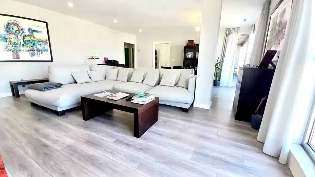 Living room of Flat for sale in A Coruña Capital   with Heating, Terrace and Storage room