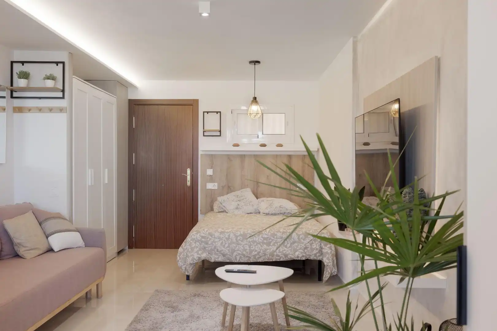 Schlafzimmer von Wohnung zum Verkauf in Mijas mit Privatgarten und Gemeinschaftspool
