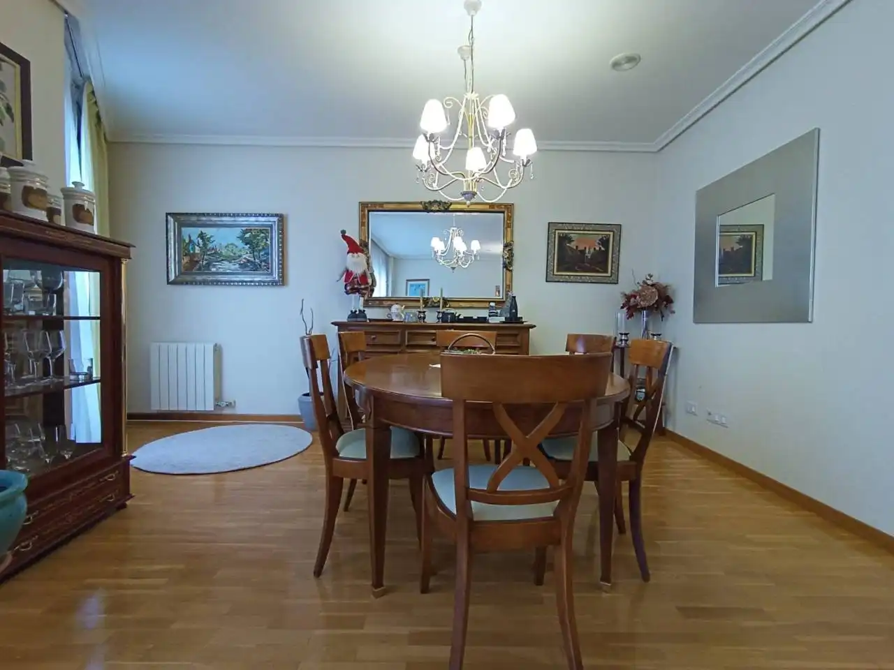 Esszimmer von Wohnung zum Verkauf in Burgos mit Heizung, Parkett und Terrasse