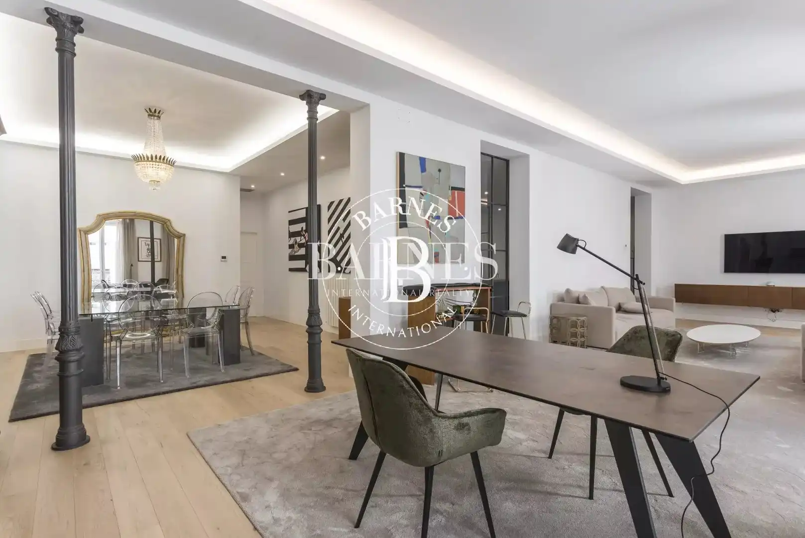 Wohnzimmer von Wohnung zur Miete in Madrid mit Klimaanlage, Heizung und Abstellraum