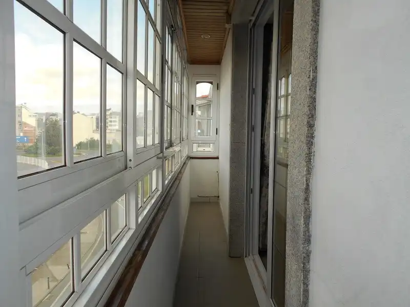 Balcony of Duplexes for sale in Narón  with Heating, Parquet flooring and Furnished