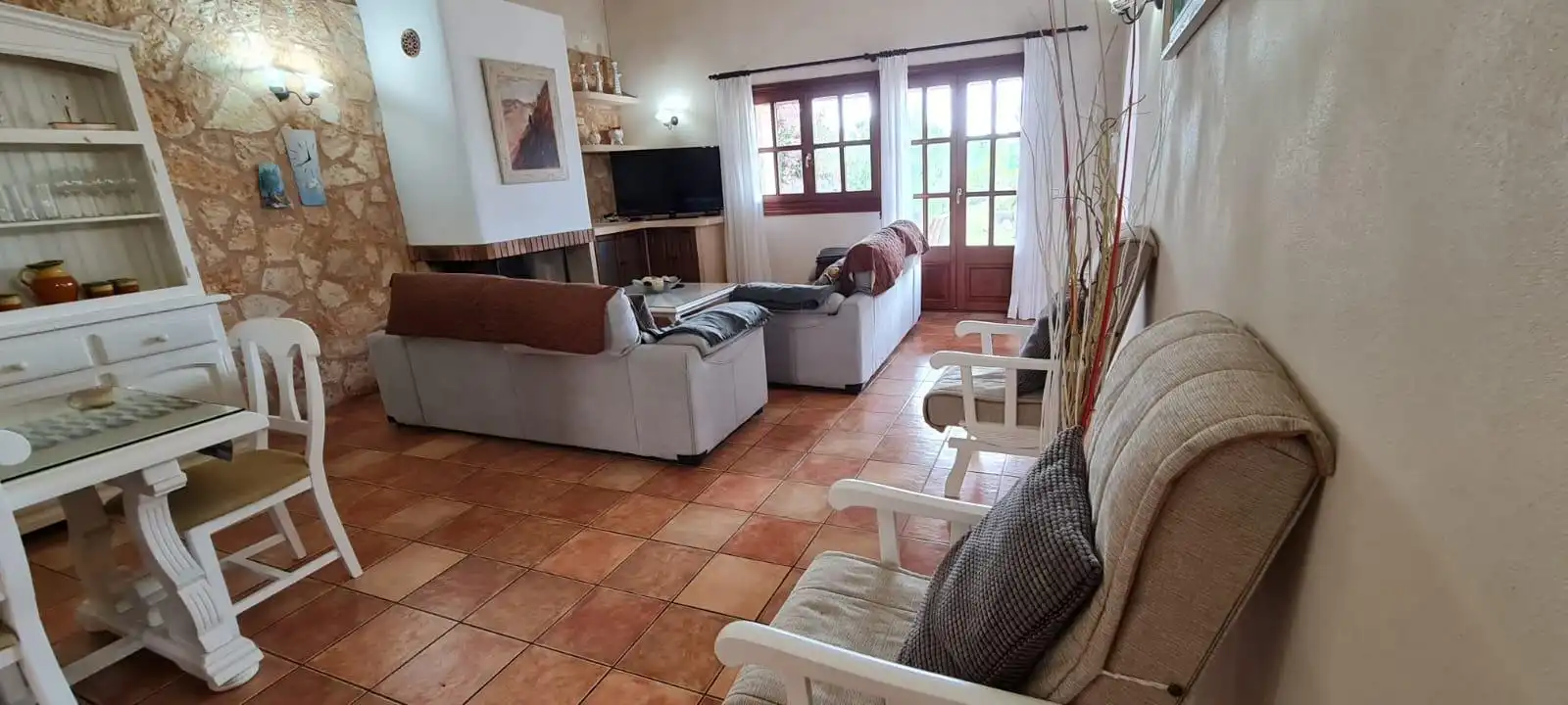 Sala de estar de Casa adosada en venta en Artà con Terraza