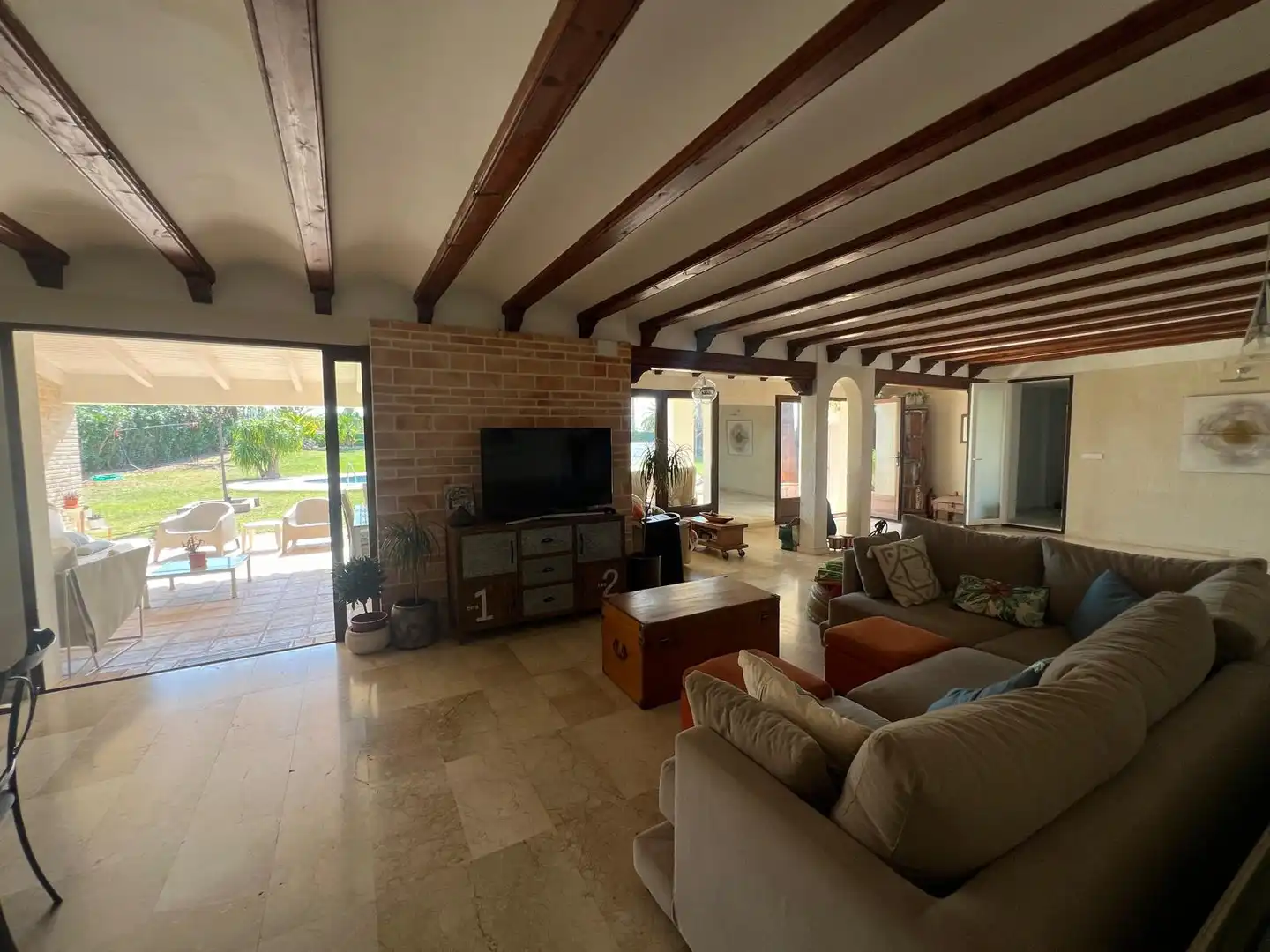 Living room of Houses for sale in Dénia  with Heating, Private garden and Terrace