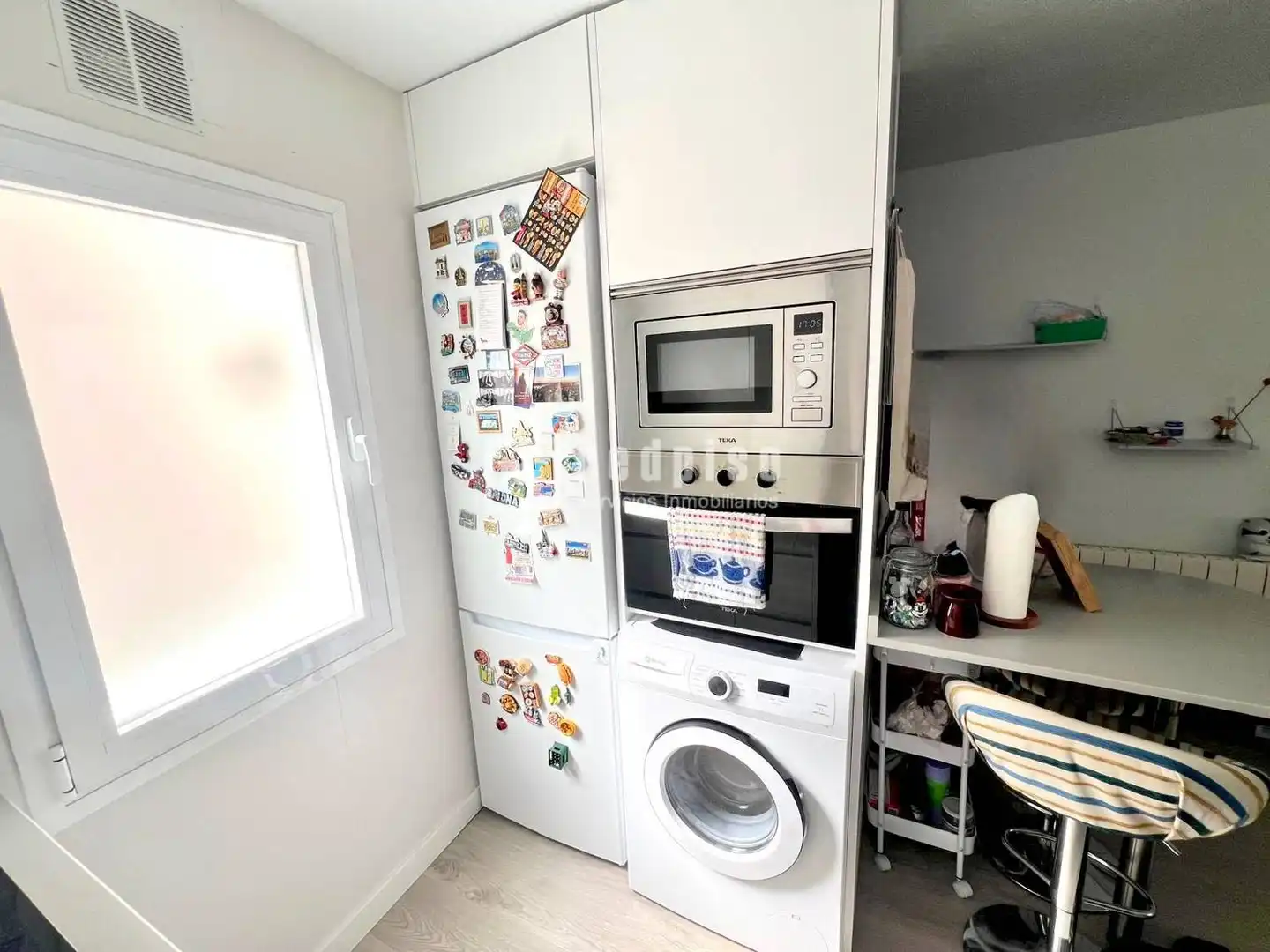 Cocina de Piso de alquiler en Madrid con Calefacción y Terraza