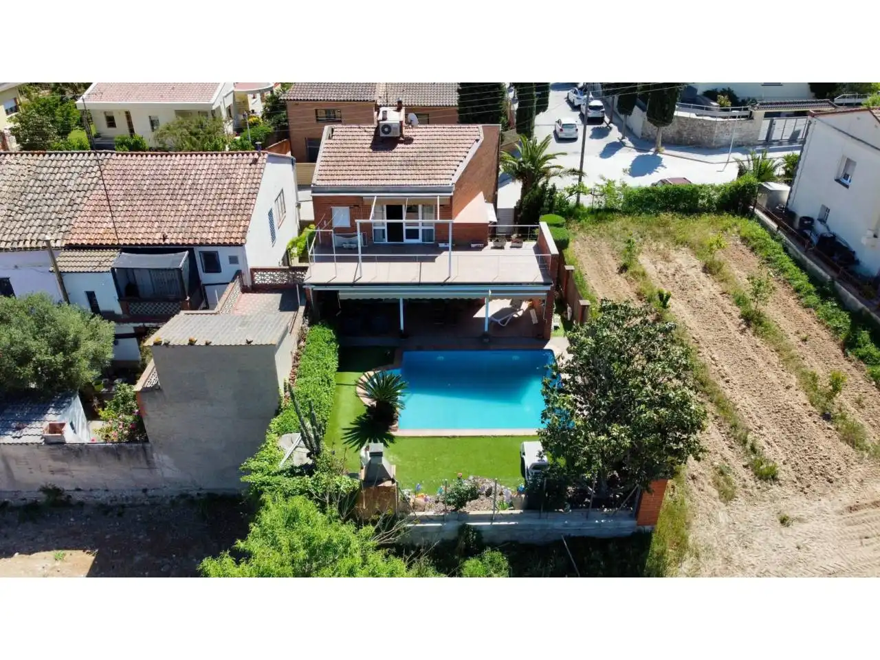 Swimming pool of Houses for sale in Sant Pere de Riudebitlles  with Air Conditioner, Heating and Private garden
