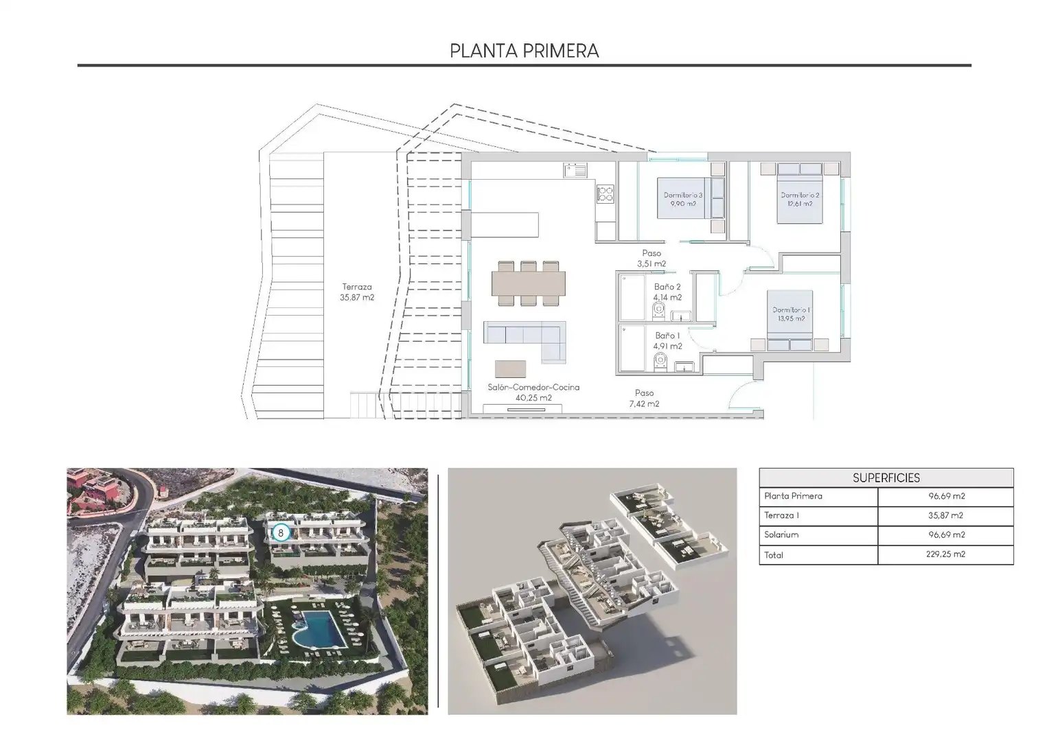 Attique avec piscine à vendre à Balcón de Finestrat - Terra Marina, imagen 12