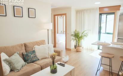 Sala d'estar de Apartament en venda en Sanxenxo