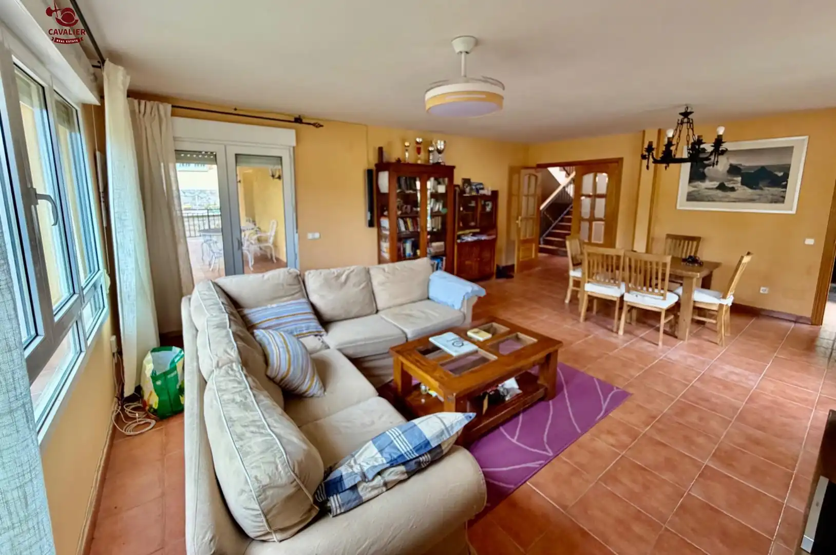 Sala de estar de Casa o chalet en venta en Guadarrama con Calefacción, Jardín privado y Terraza