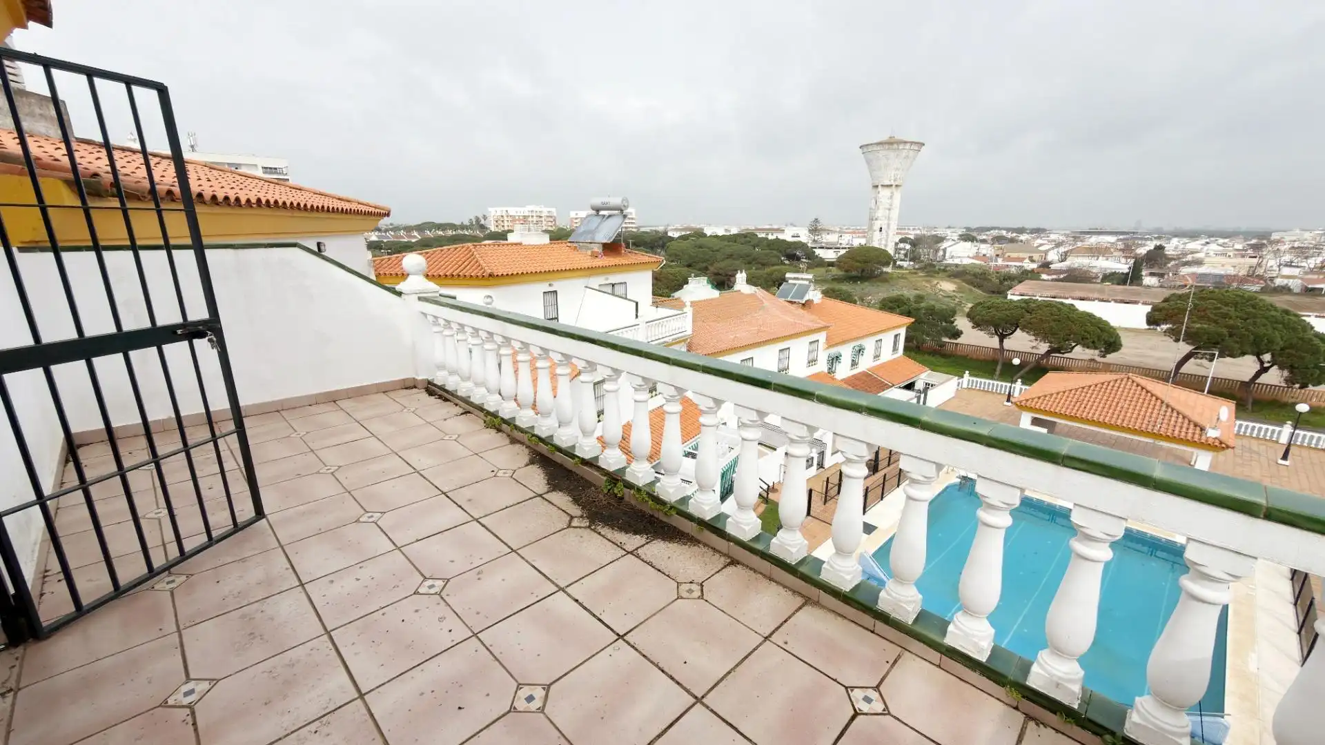 Terraza de Casa adosada de alquiler en Punta Umbría con Terraza y Piscina comunitaria