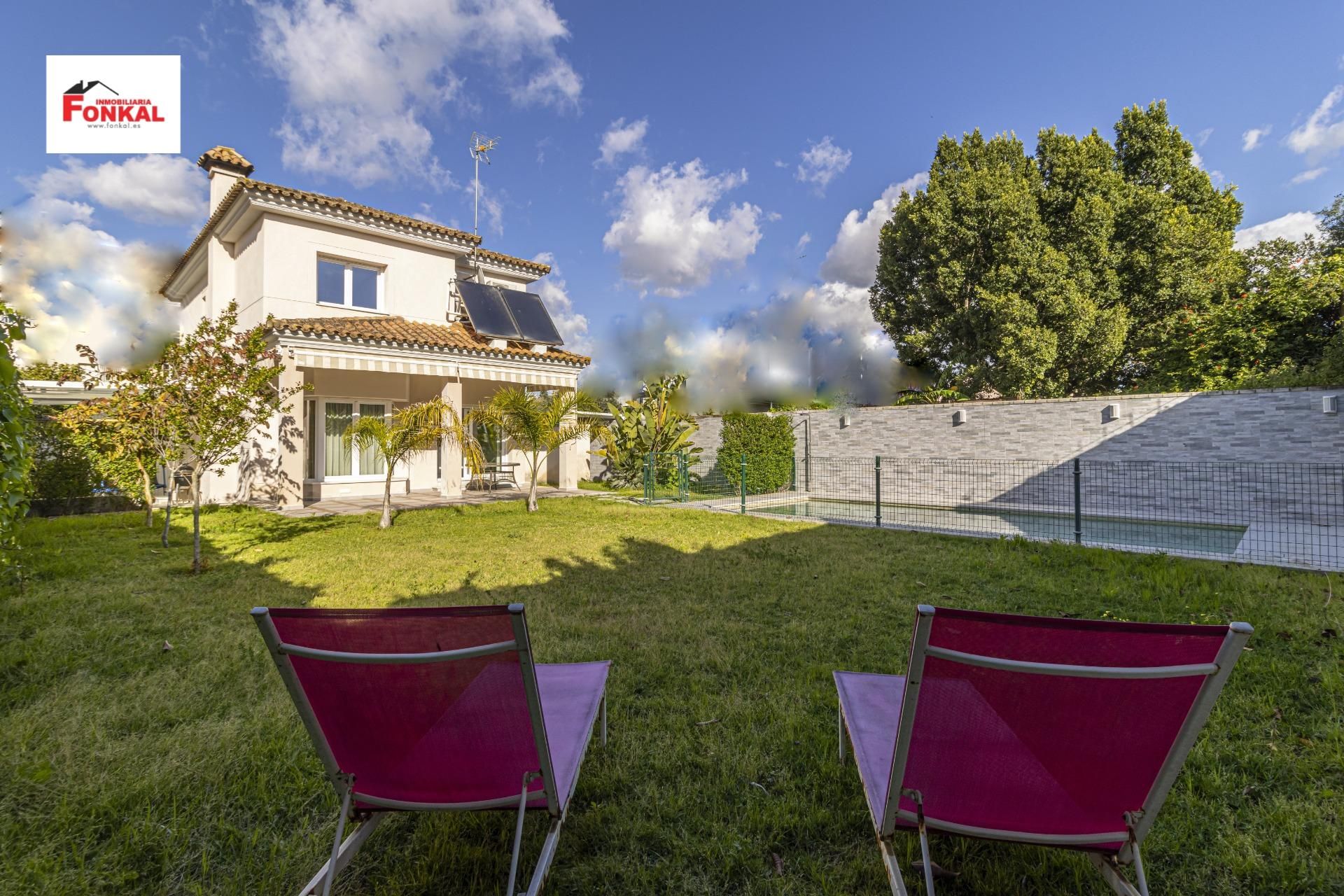 Jardí de Casa o xalet en venda en Jerez de la Frontera amb Aire condicionat, Jardí privat i Traster