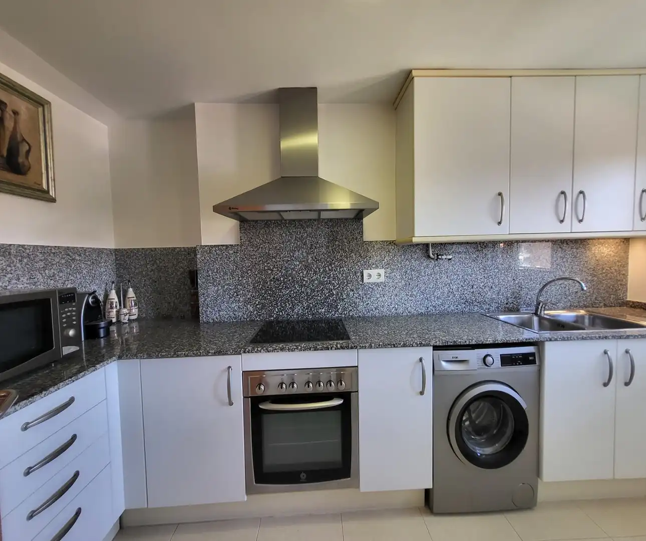 Cocina de Ático de alquiler en Cubelles con Aire acondicionado, Calefacción y Terraza