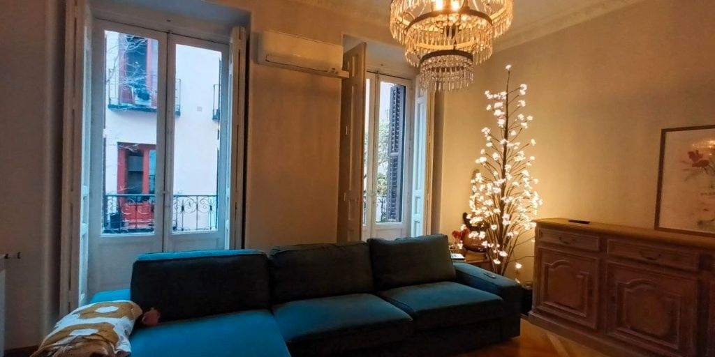 Sala d'estar de Pis en venda en  Madrid Capital amb Aire condicionat, Calefacció i Traster