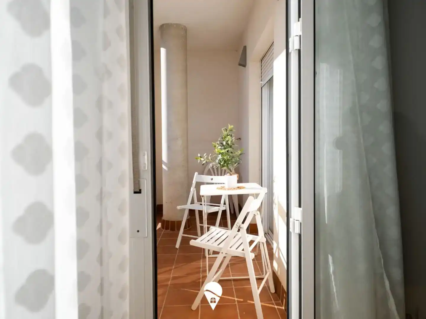 Terraza de Piso en venta en Roquetas de Mar con Amueblado y Balcón