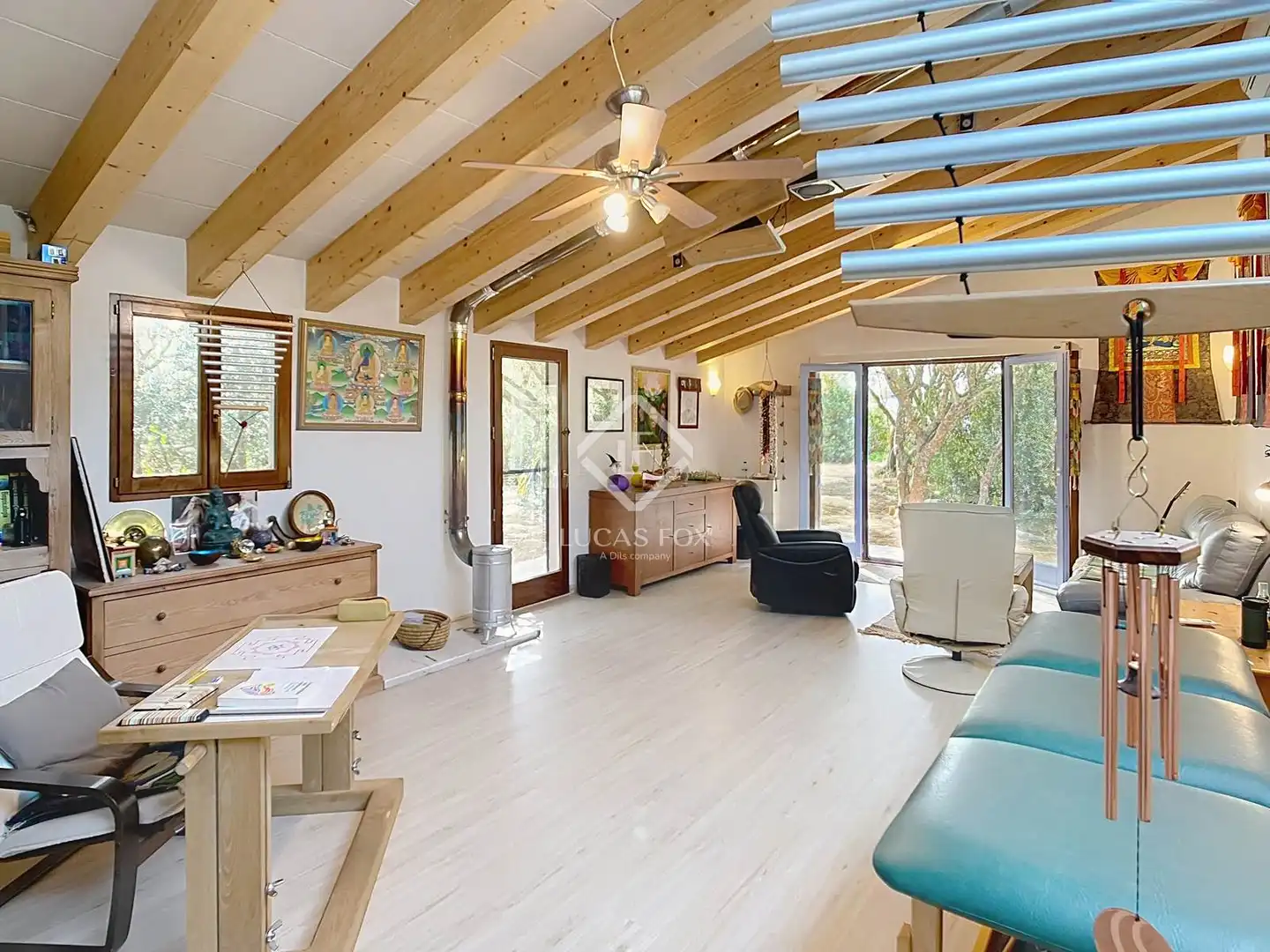 Sala d'estar de Finca rústica en venda en Maó - Mahón amb Calefacció, Jardí privat i Terrassa