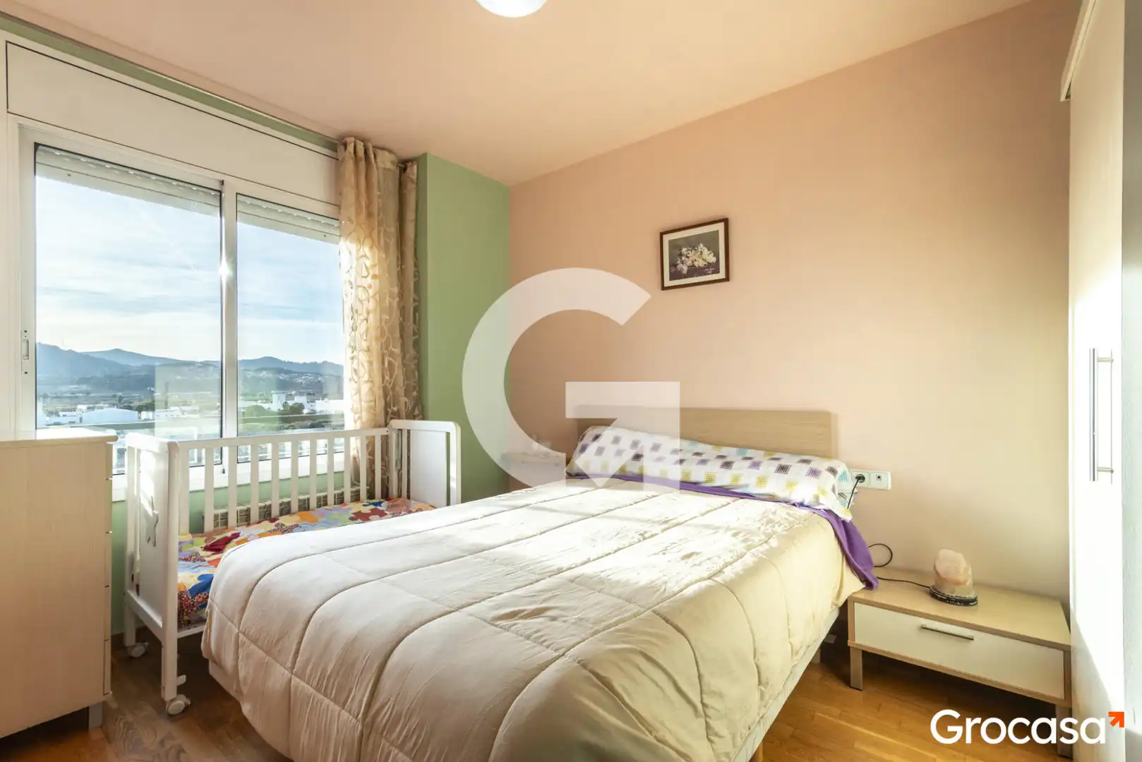 Bedroom of Flat for sale in Sant Feliu de Llobregat  with Air Conditioner, Heating and Furnished