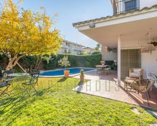 Garden of Single-family semi-detached for sale in Sitges  with Heating, Terrace and Swimming Pool