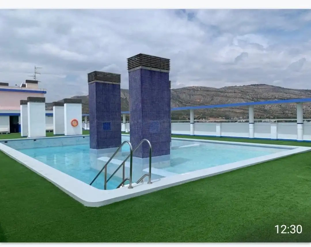 Piscina de Apartamento de alquiler en Oropesa del Mar / Orpesa con Aire acondicionado, Terraza y Amueblado