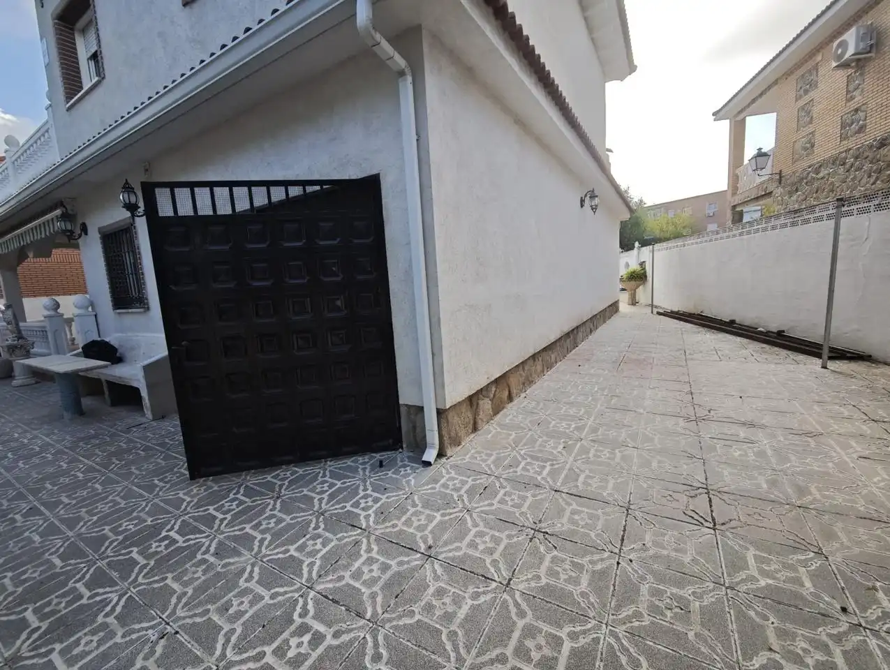 Vista exterior de Casa adosada en venta en El Álamo con Aire acondicionado, Calefacción y Jardín privado