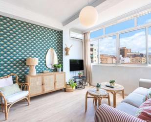 Sala d'estar de Apartament per a compartir en Málaga Capital amb Aire condicionat i Terrassa