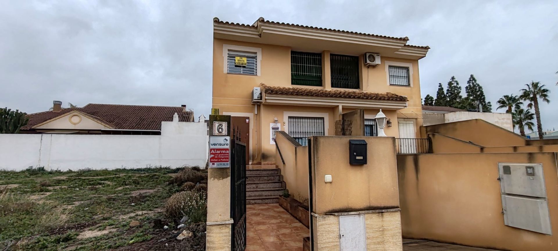 Exterior view of Single-family semi-detached for sale in Librilla  with Air Conditioner, Storage room and Balcony