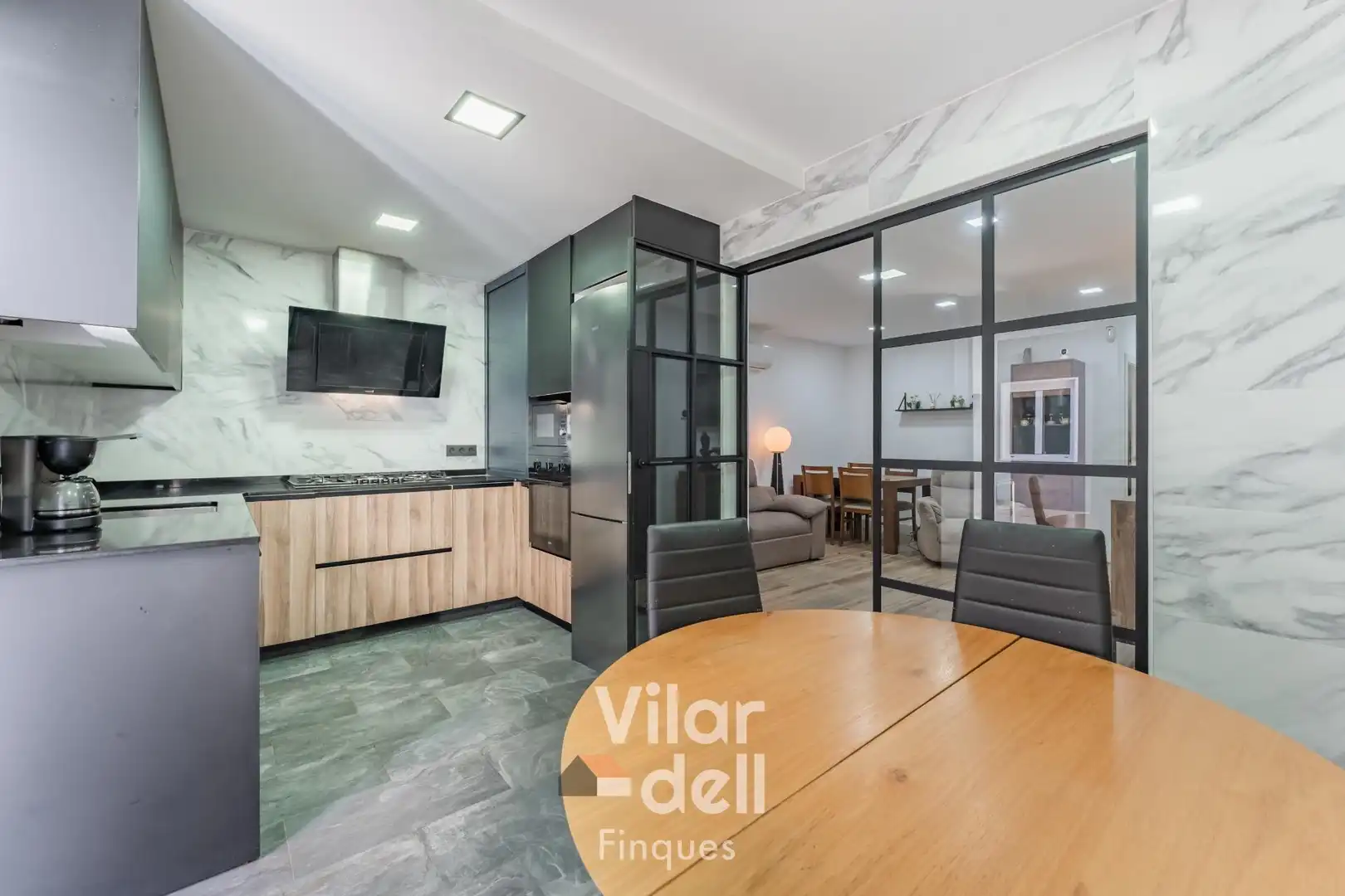 Küche von Einfamilien-Reihenhaus zum Verkauf in Mollet del Vallès