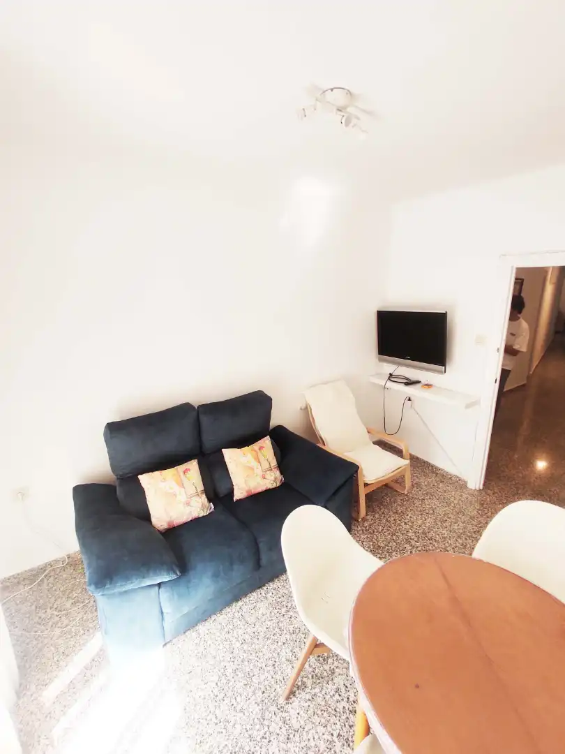 Living room of Flat for share in Granada  with Furnished, Washing machine and Microwave