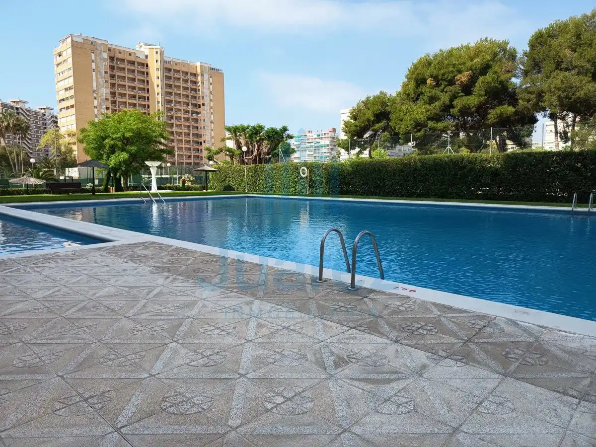 Piscina de Piso de alquiler en Alicante / Alacant con Aire acondicionado, Calefacción y Parquet