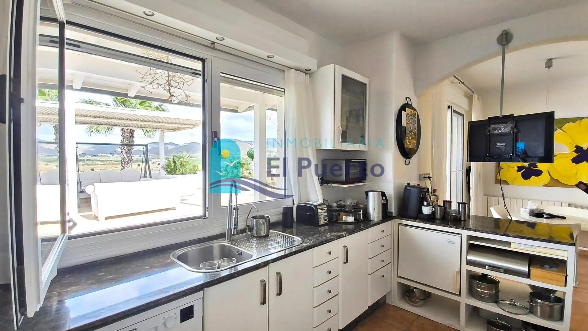 Cocina de Casa o chalet en venta en Cartagena con Aire acondicionado, Calefacción y Jardín privado