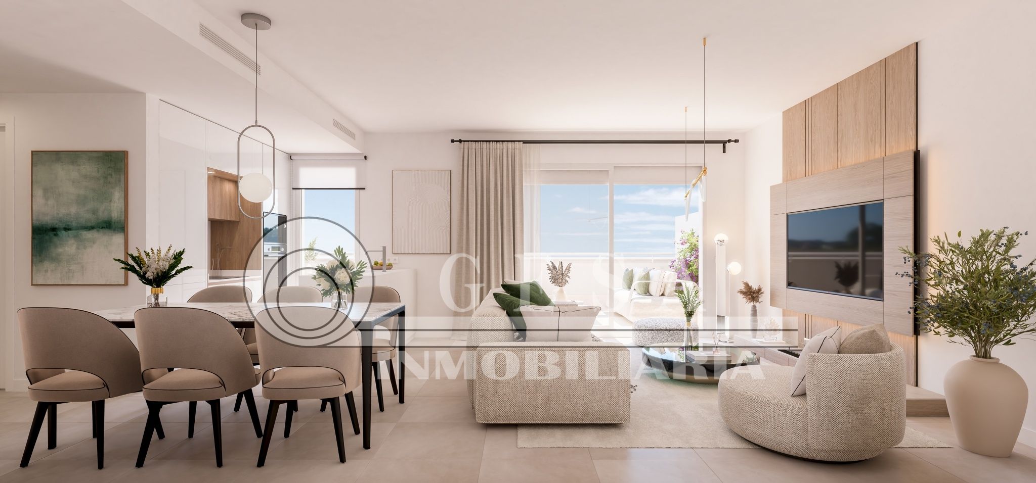 Living room of Flat for sale in Vélez-Málaga  with Air Conditioner, Heating and Terrace