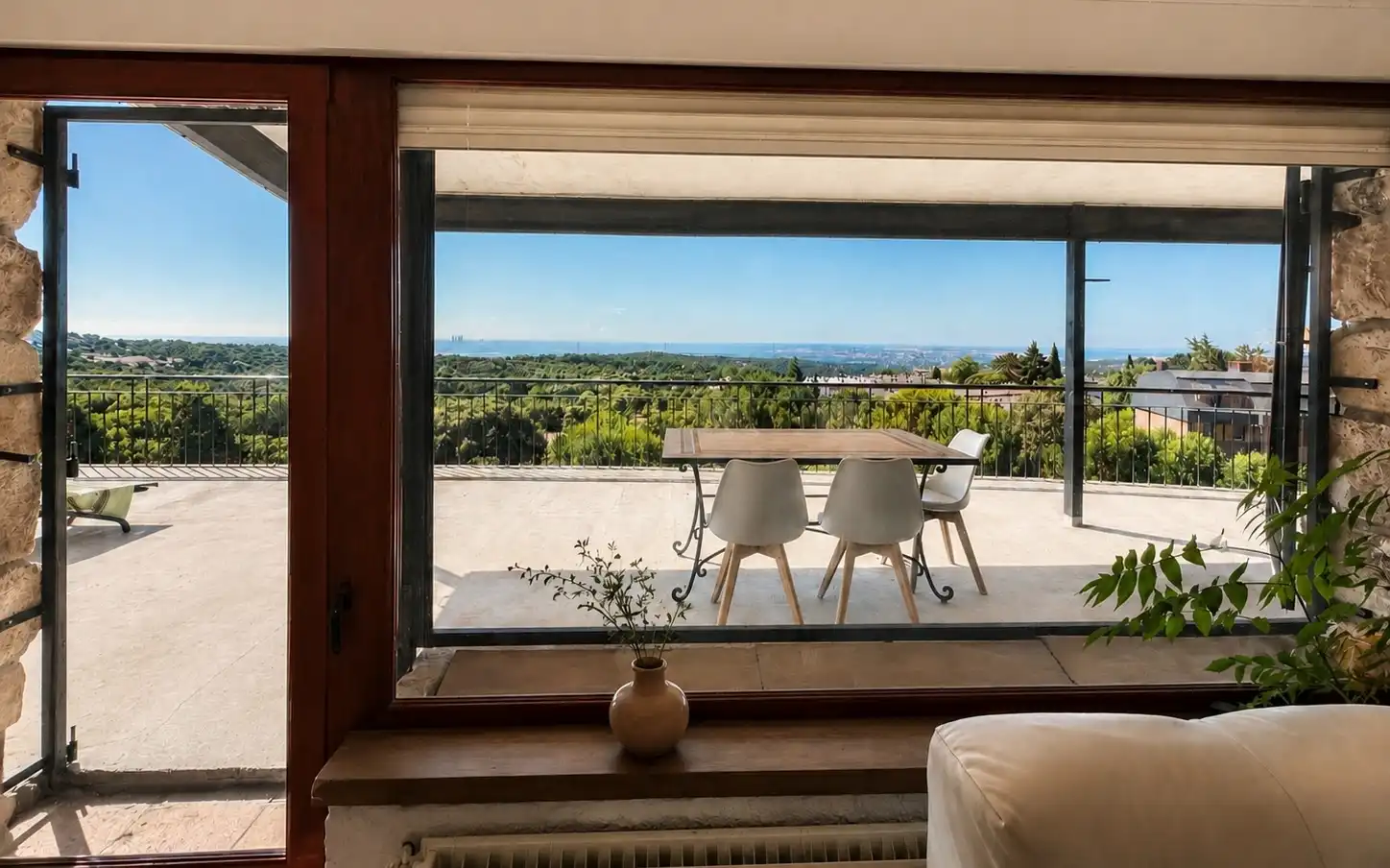 Terrace of Houses for sale in Hoyo de Manzanares  with Air Conditioner, Private garden and Swimming Pool