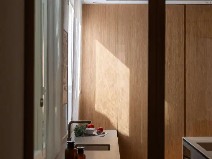 Kitchen of Flat for sale in  Madrid Capital  with Air Conditioner and Balcony