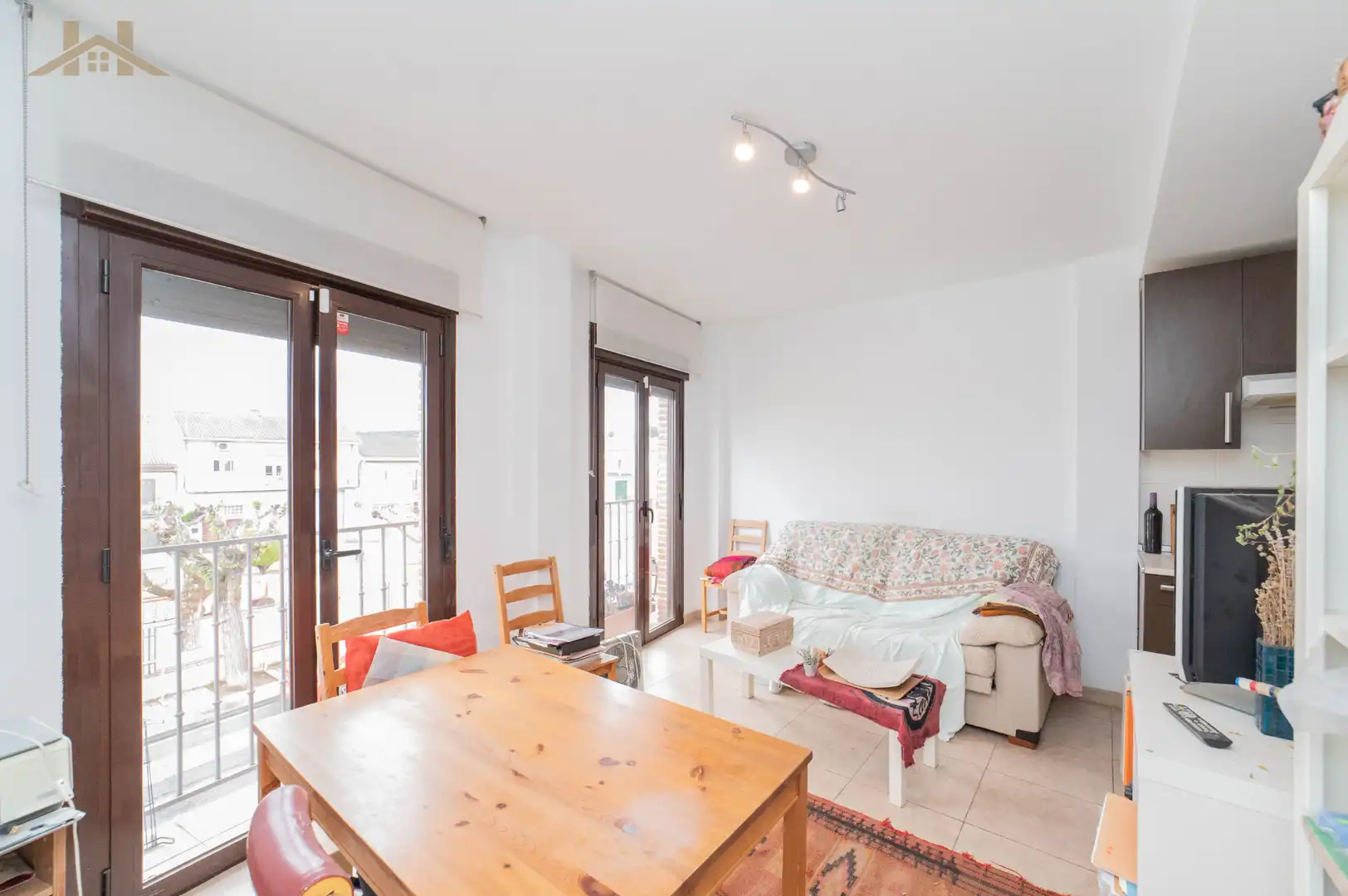 Sala de estar de Piso en venta en Villa del Prado con Balcón