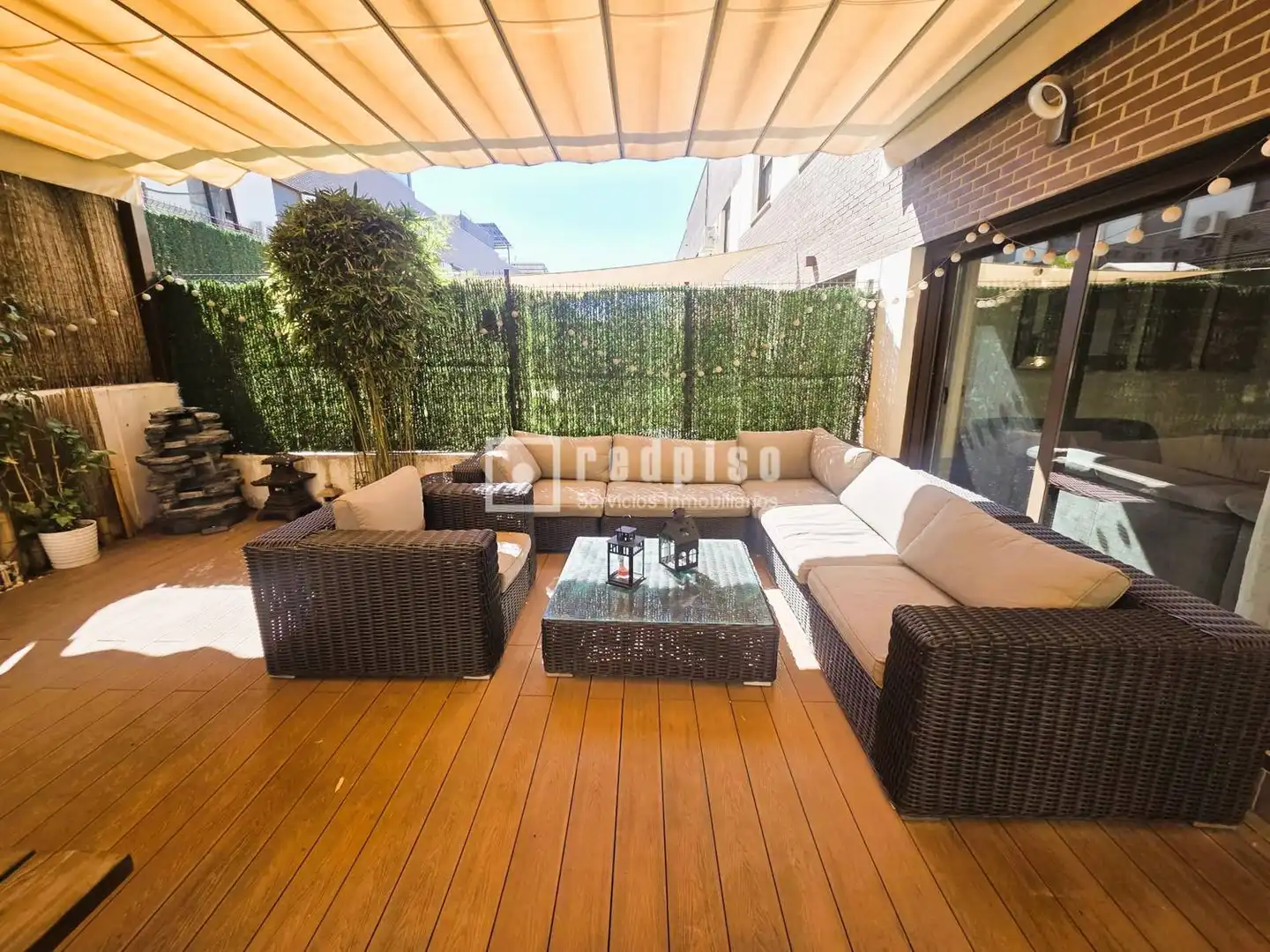 Terraza de Casa o chalet en venta en Rivas-Vaciamadrid con Aire acondicionado, Calefacción y Jardín privado