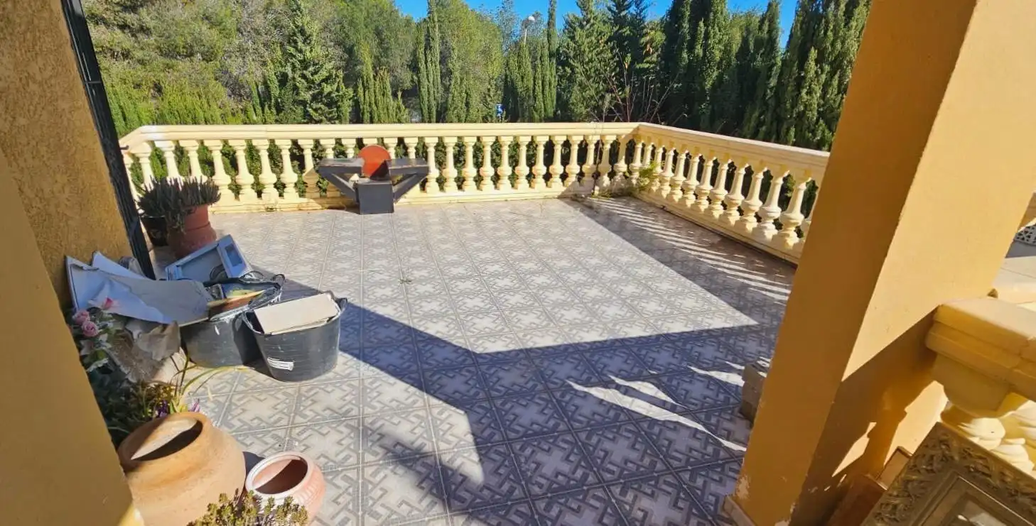 Terraza de Casa o chalet en venta en La Nucia con Aire acondicionado, Jardín privado y Terraza