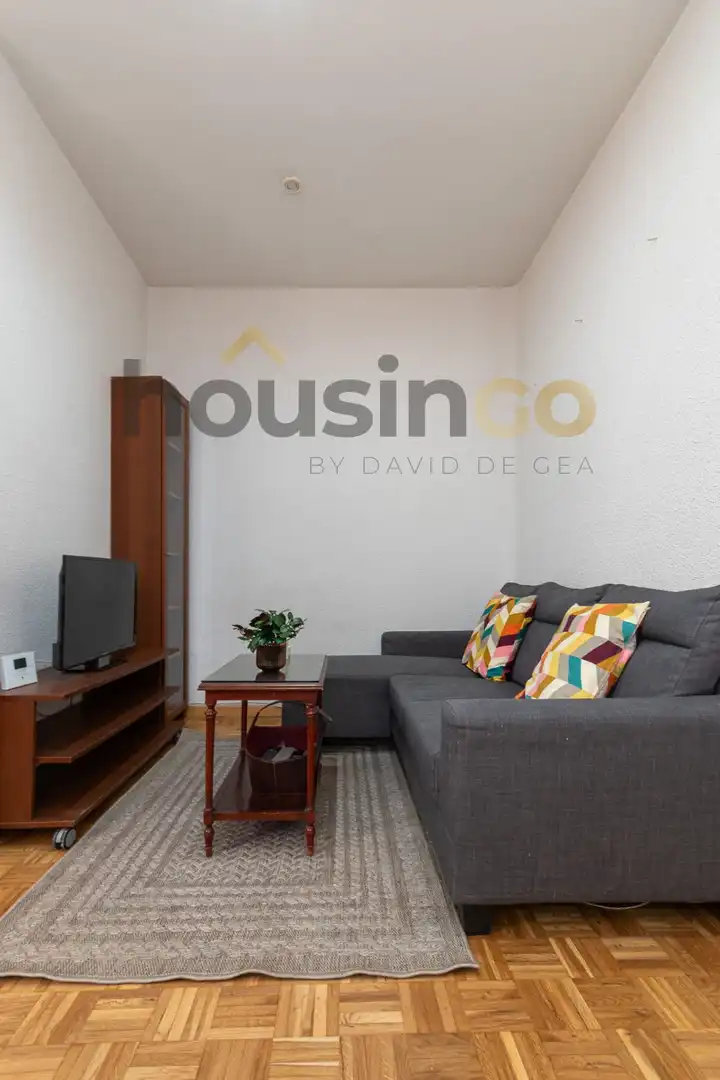 Living room of Flat for rent in Madrid  with Heating and Furnished