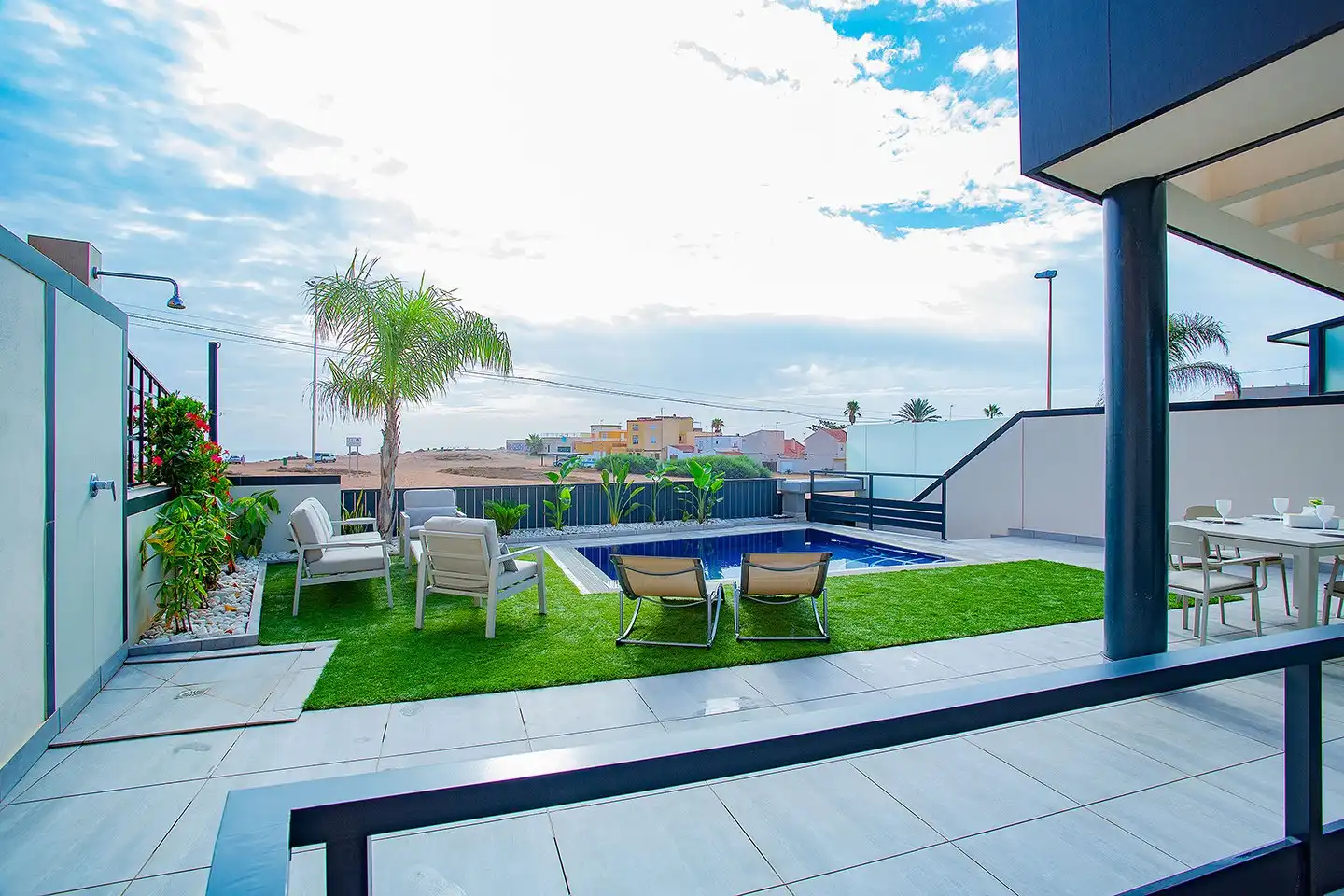 Terrassa de Casa o xalet en venda en Torrevieja amb Aire condicionat, Calefacció i Jardí privat