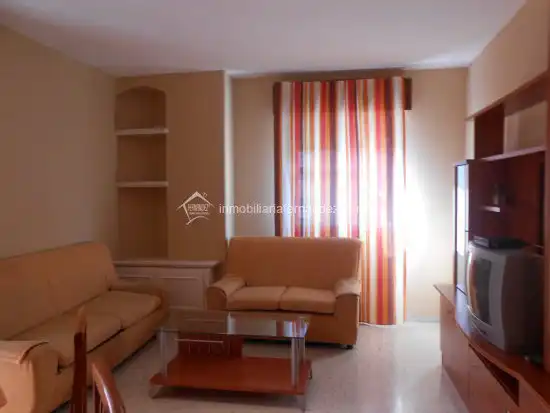 Living room of Flat for rent in Cáceres  with Heating, Terrace and Storage room