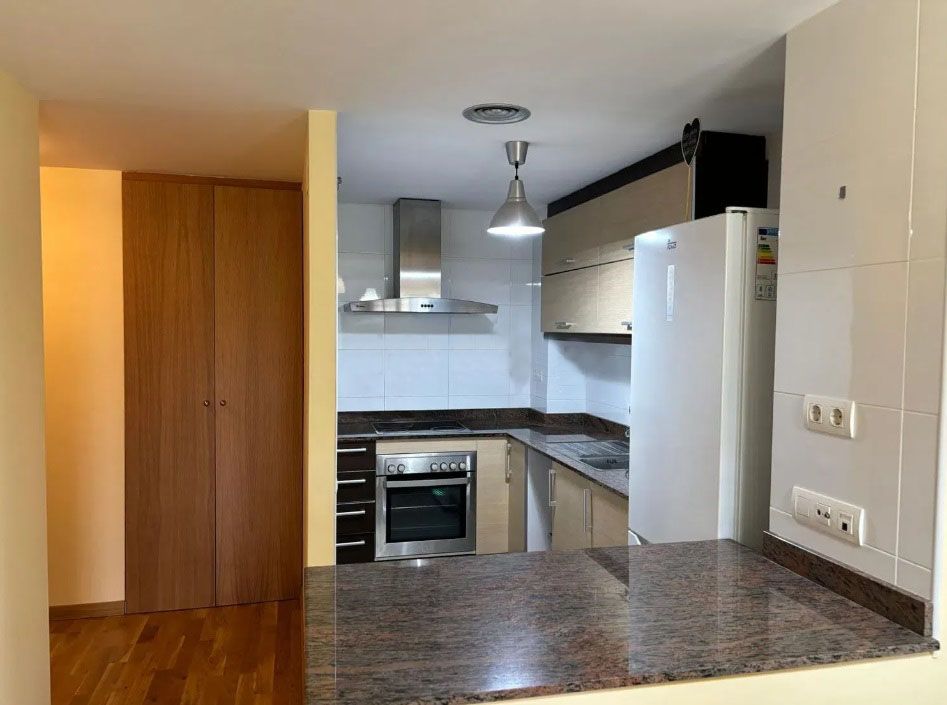 Kitchen of Flat for sale in Castellvell del Camp  with Air Conditioner, Parquet flooring and Furnished