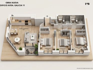 Piso con ascensor en venta en Gijón - Avenida de Galicia