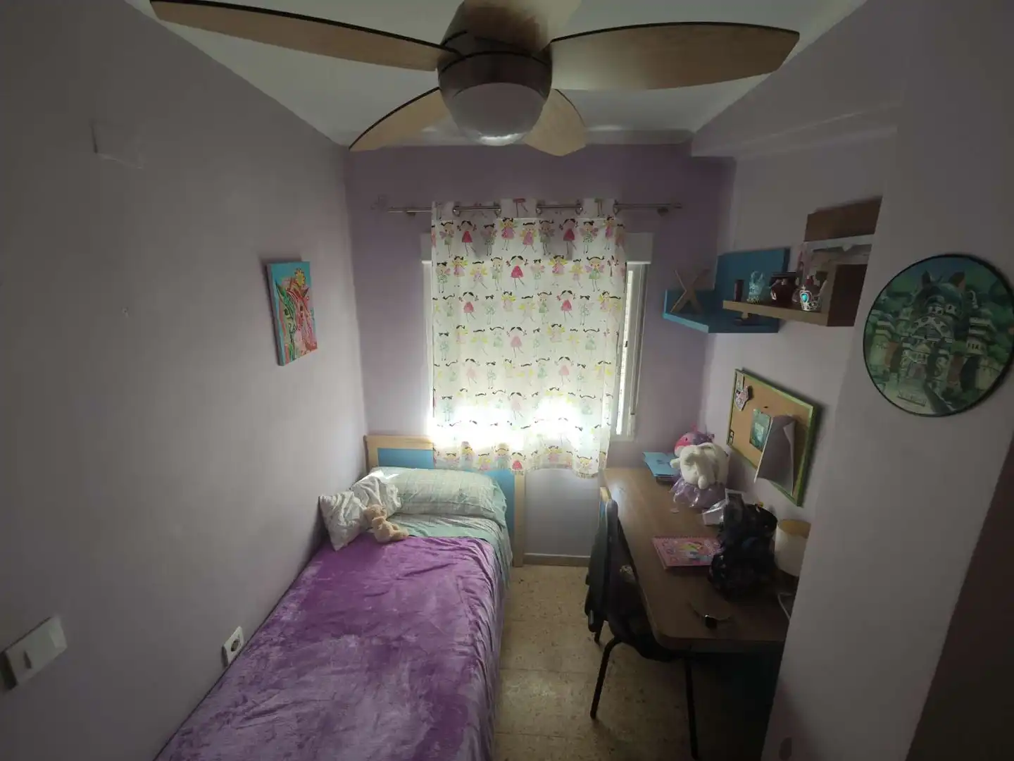 Habitación de Piso para compartir en Valencia con Aire acondicionado, Calefacción y Terraza