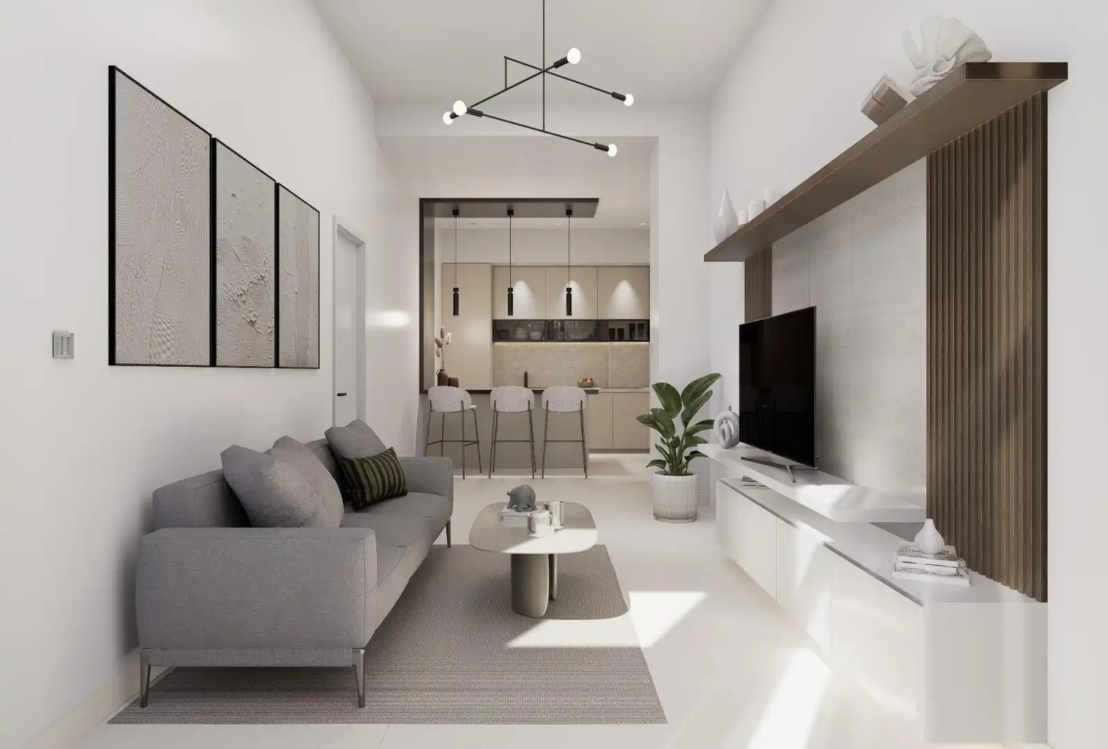 Sala de estar de Piso en venta en Málaga