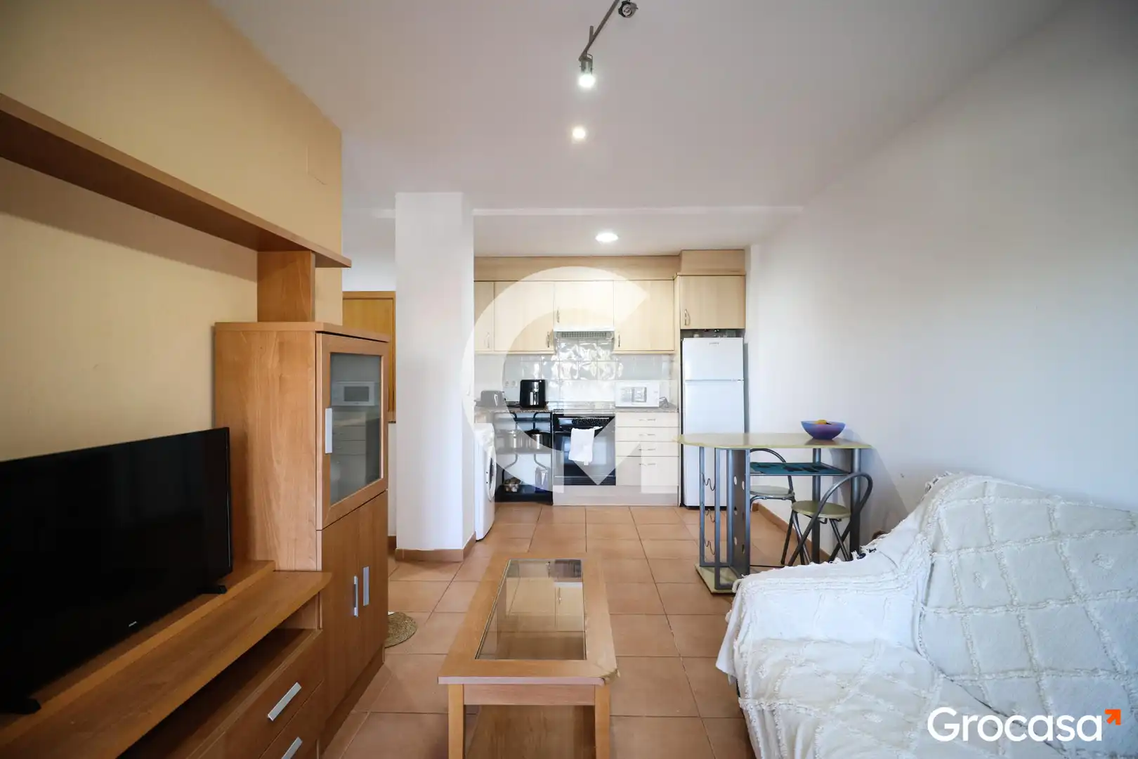 Living room of Flat for sale in Sagunto / Sagunt  with Terrace, Furnished and Oven