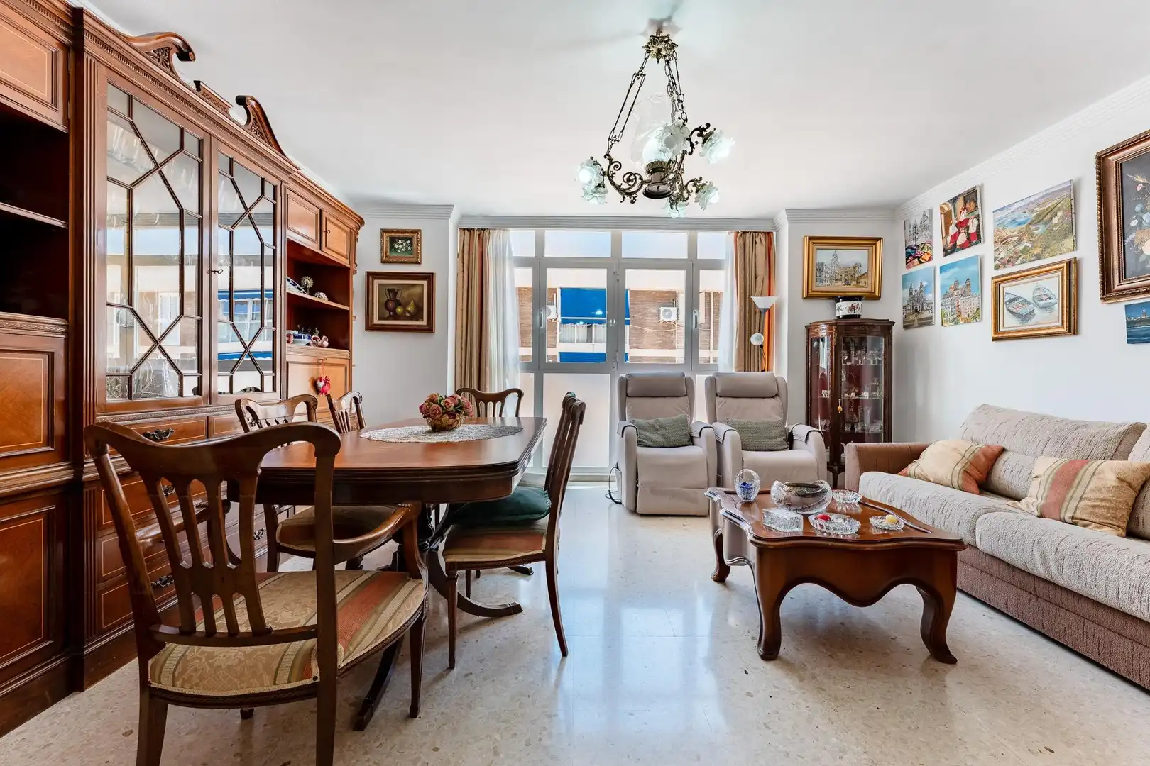 Dining room of Flat for sale in Málaga  with Air Conditioner and Heating