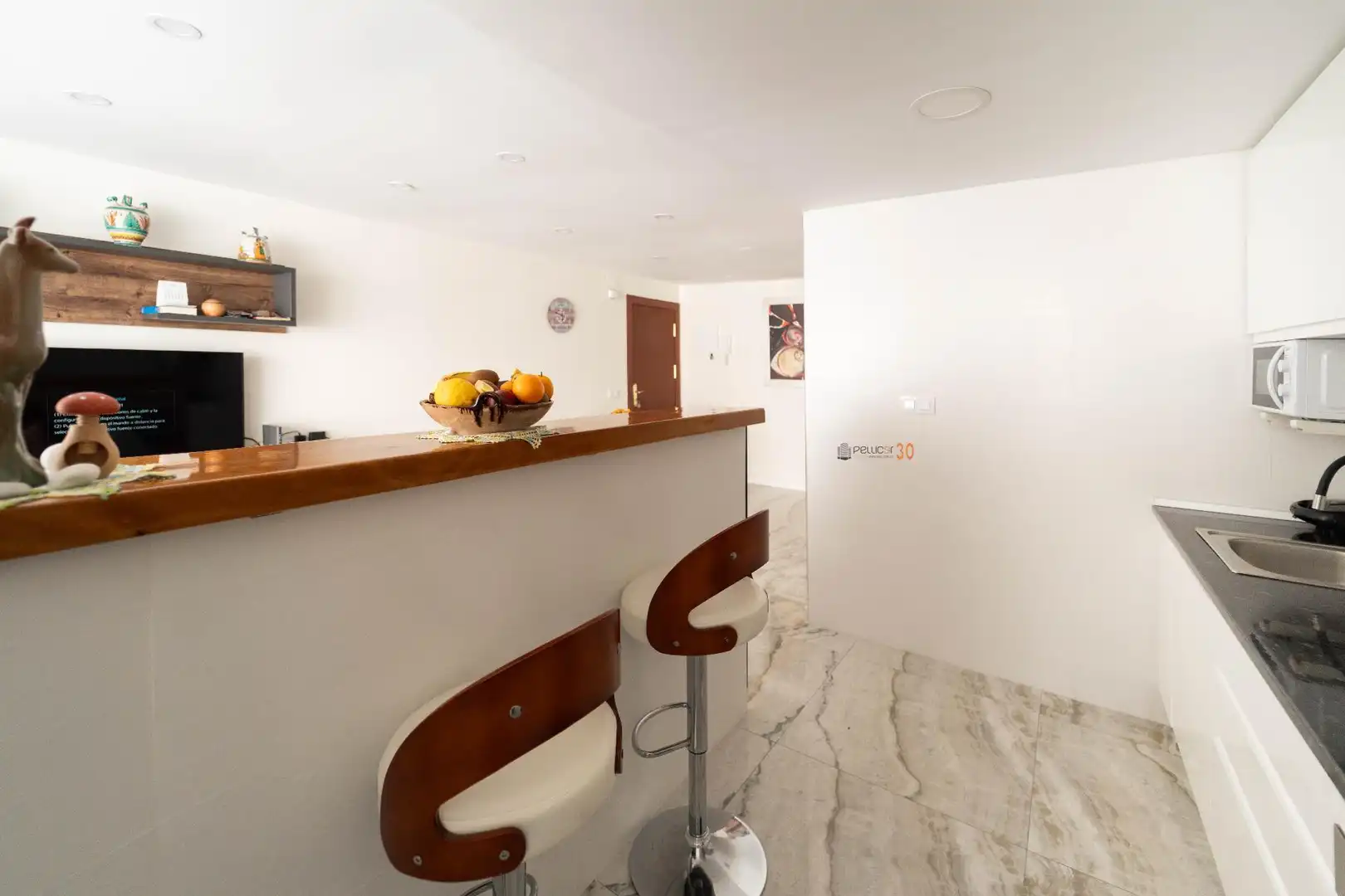 Cocina de Piso en venta en Benidorm con Aire acondicionado, Terraza y Amueblado