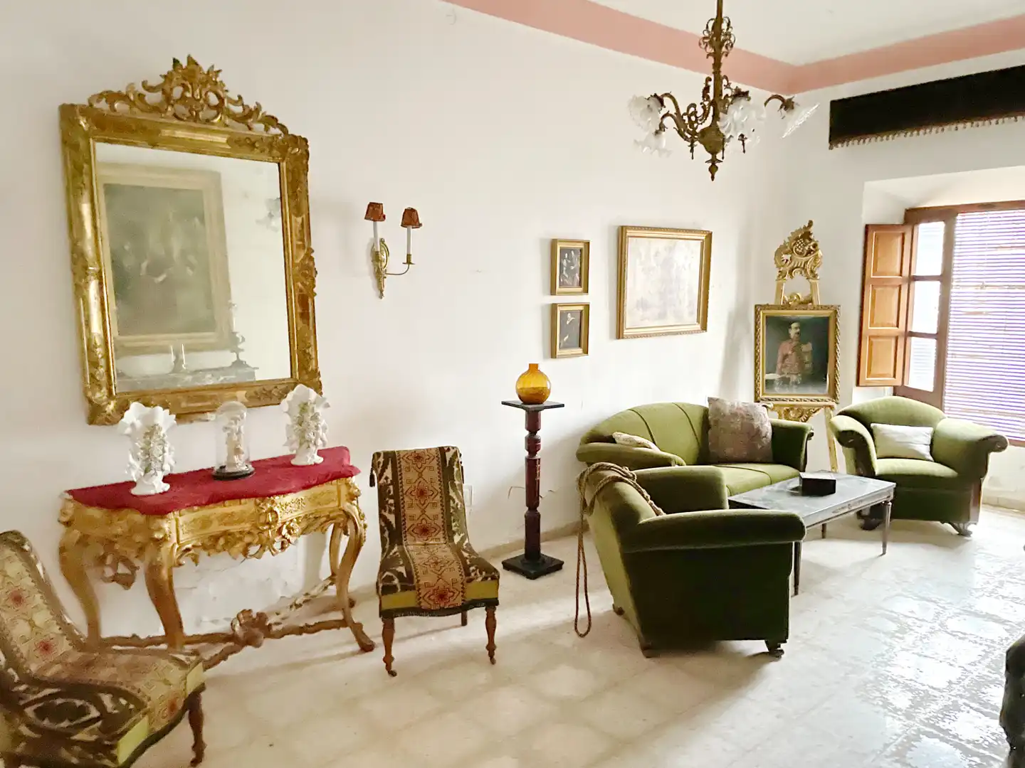Living room of Houses for sale in Santa María de los Llanos  with Heating, Private garden and Terrace