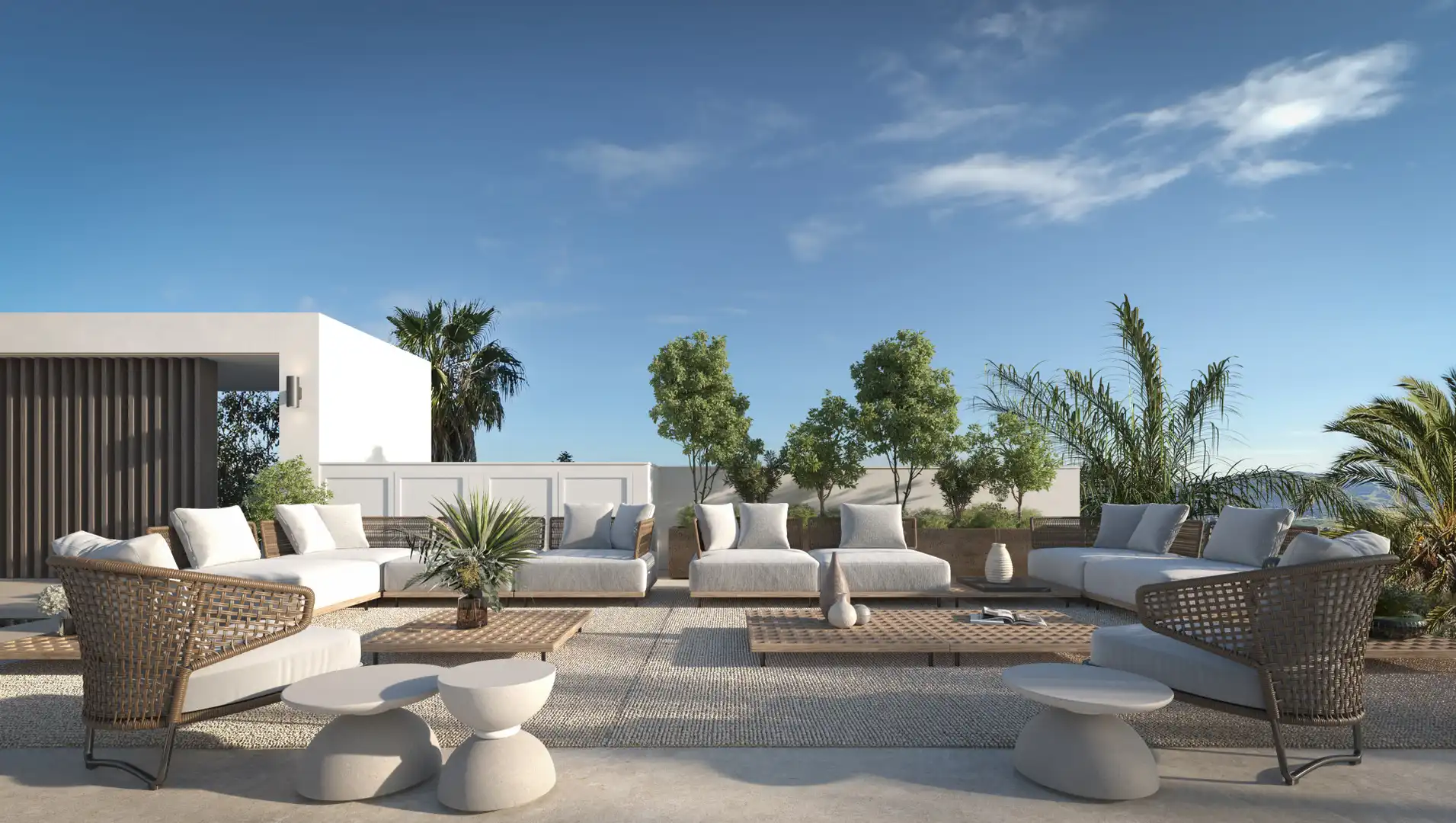 Terrassa de Casa o xalet en venda en Marbella amb Aire condicionat, Calefacció i Jardí privat